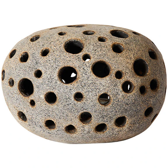 Muubs Tsuki Lanterne H15 - Ljuslyktor Terrakotta Gr&aring;