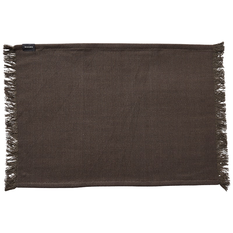 Umami Bordstablett 36x50 cm, Brun / Svart