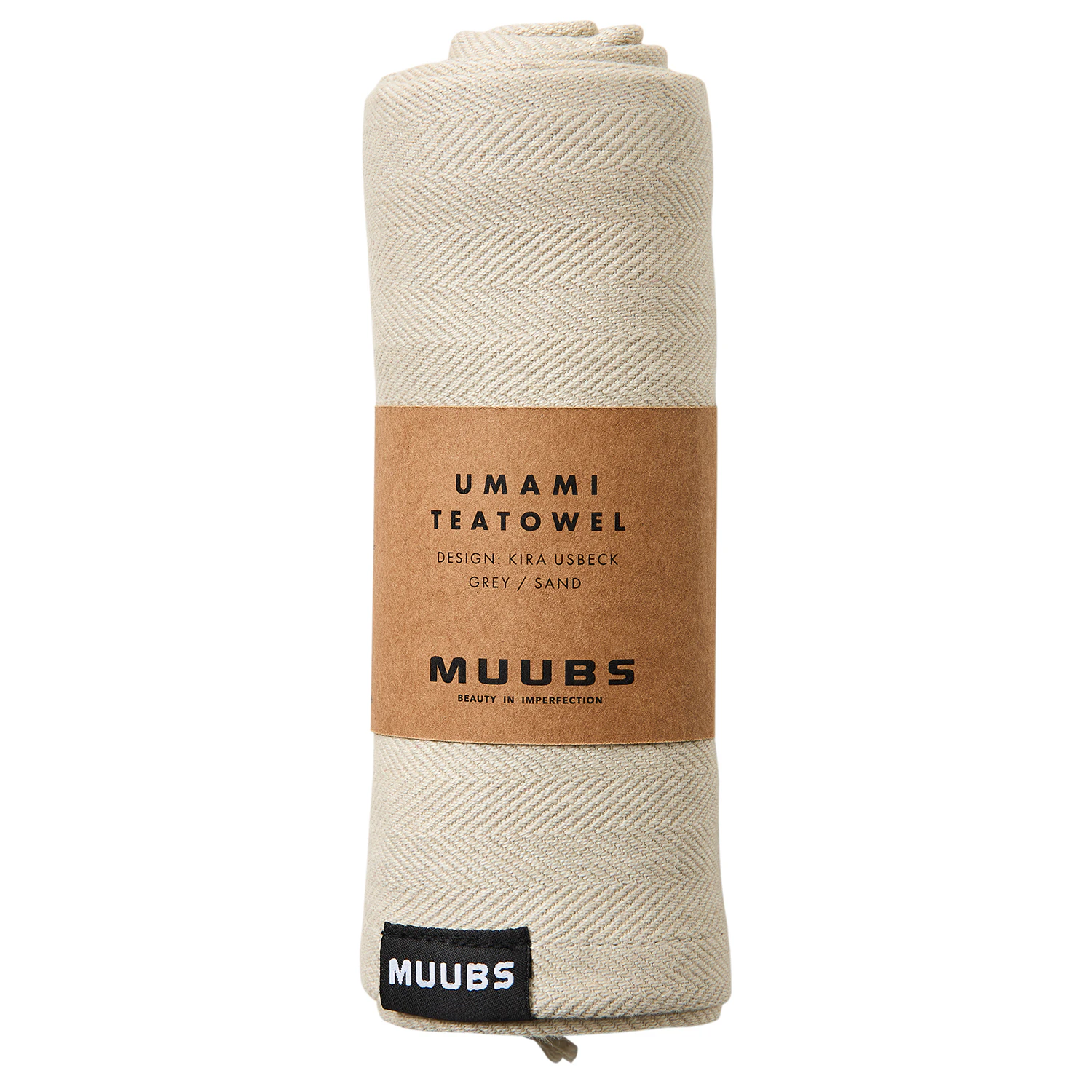 Muubs Umami Kökshandduk 50x70 Cm / Sand - Kökshanddukar Bomull Grå