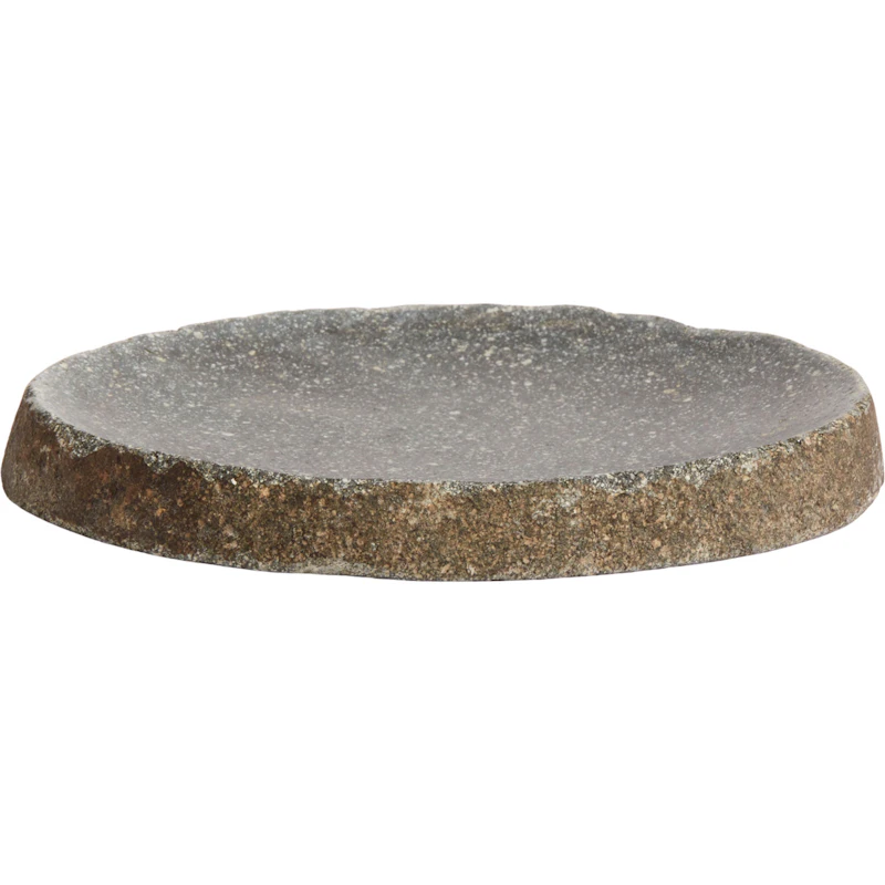 Valley Fat / Bricka Natursten Ø12 cm