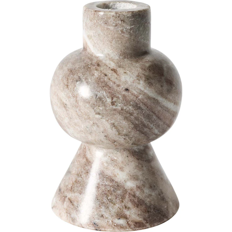 Vita Ljusstake 12 cm, Seagrain