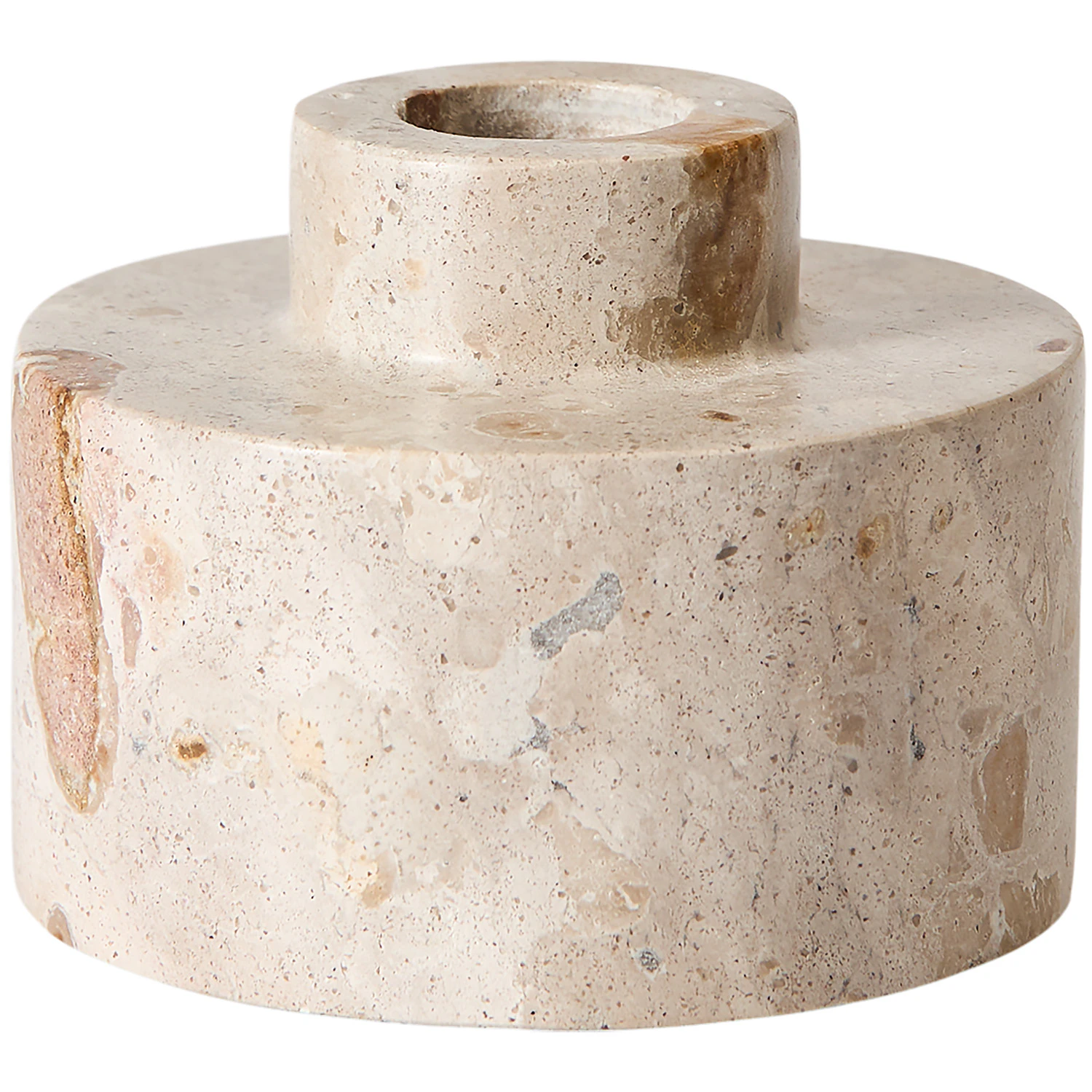 Muubs Vita Ljusstake 6 Cm, - Ljusstakar Marmor Seashell