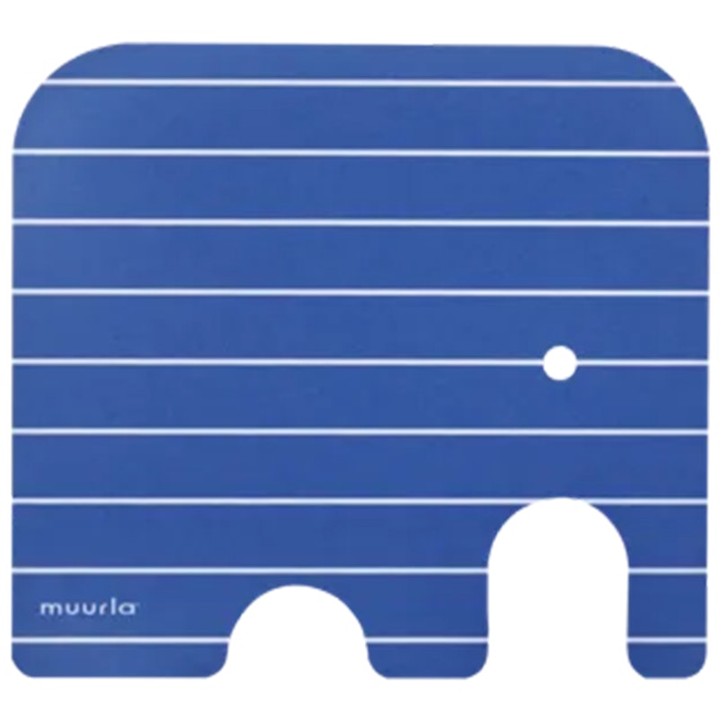 Elephant Underlägg 10x11 cm, Blå