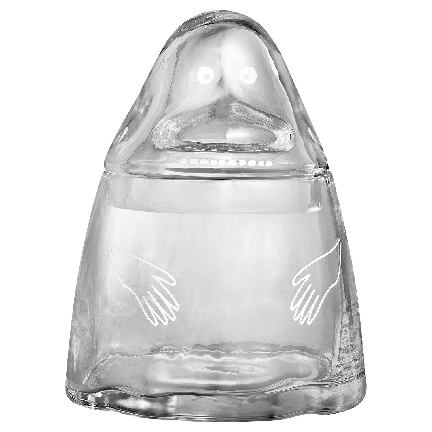 Muurla Groke burk 19,5 Cm - F&ouml;rvaringsburkar & lock Glas Klar