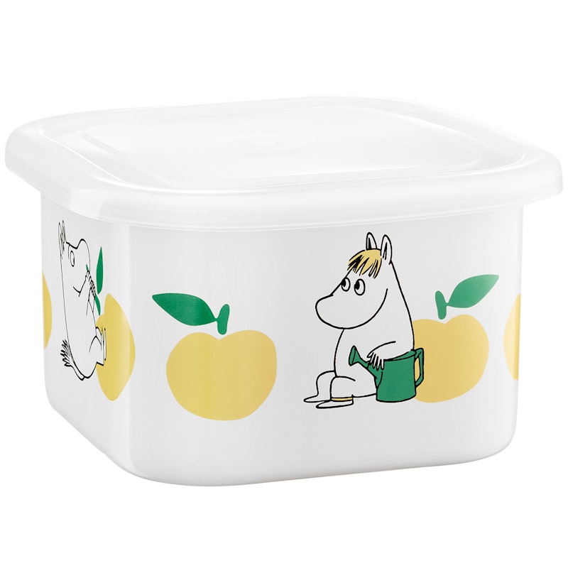 Moomin Joyfull Apples Emaljburk Med Lock 1 L