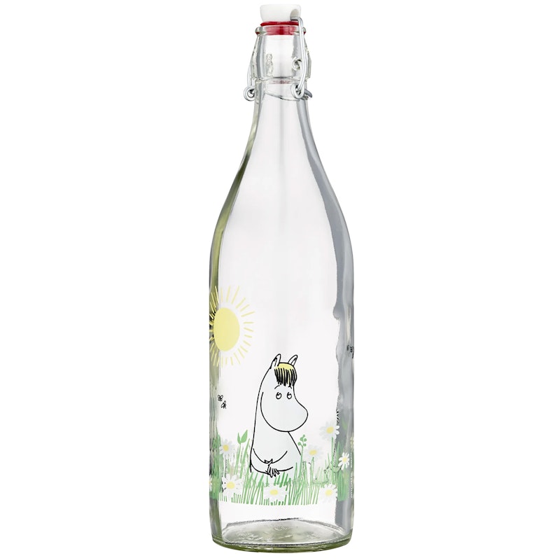Moomin In the garden Glasflaska 1 L