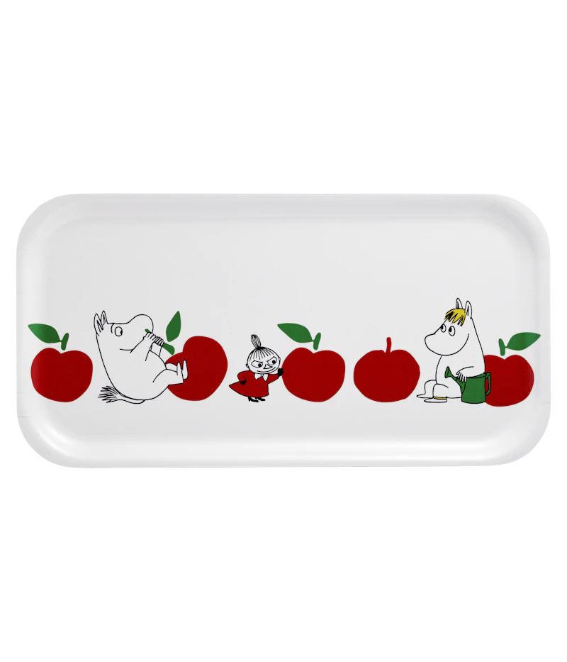 Moomin Joyfull Apples Bricka 43x22 cm