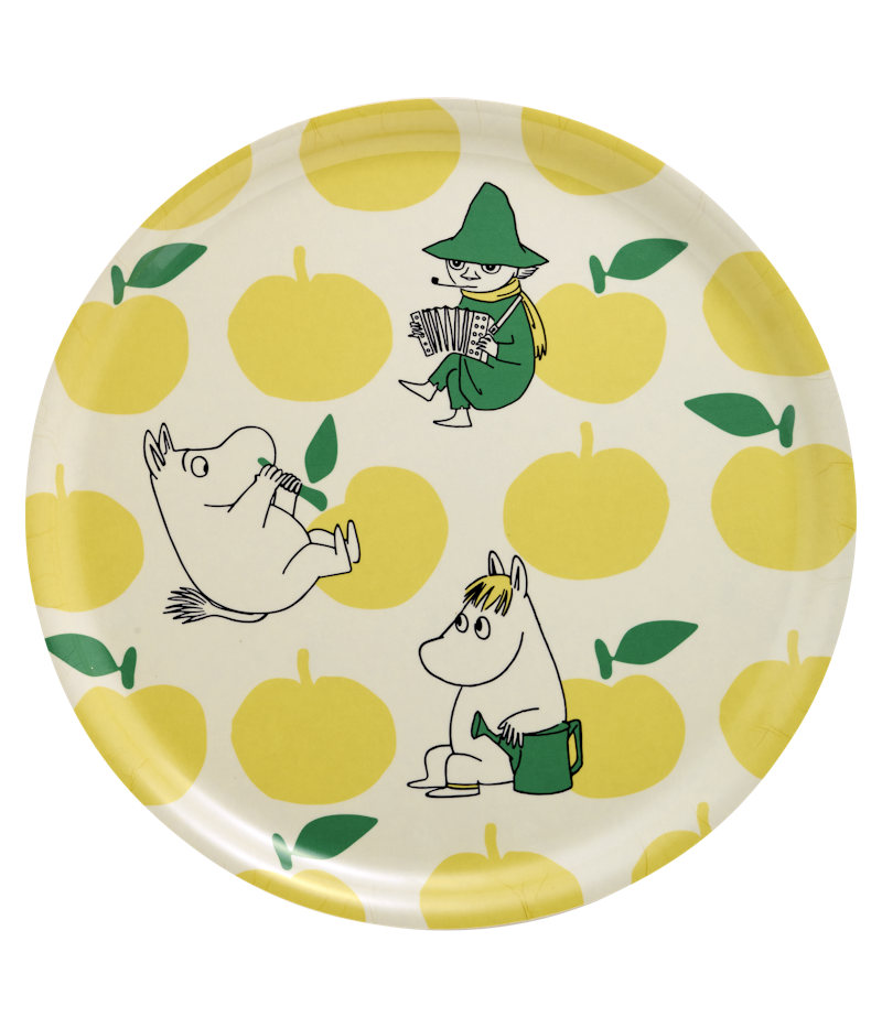 Moomin Joyfull Apples Bricka Ø35 cm