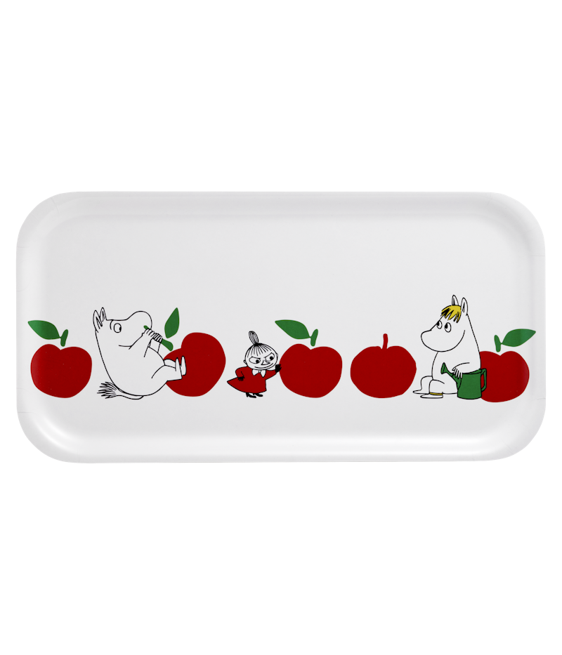 Moomin Joyfull Apples Bricka 43x22 cm