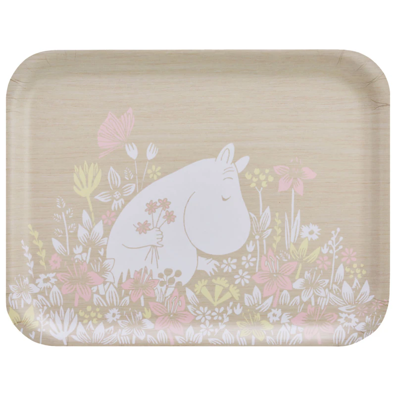Mumin Bricka 28x36 cm, Flower Fields