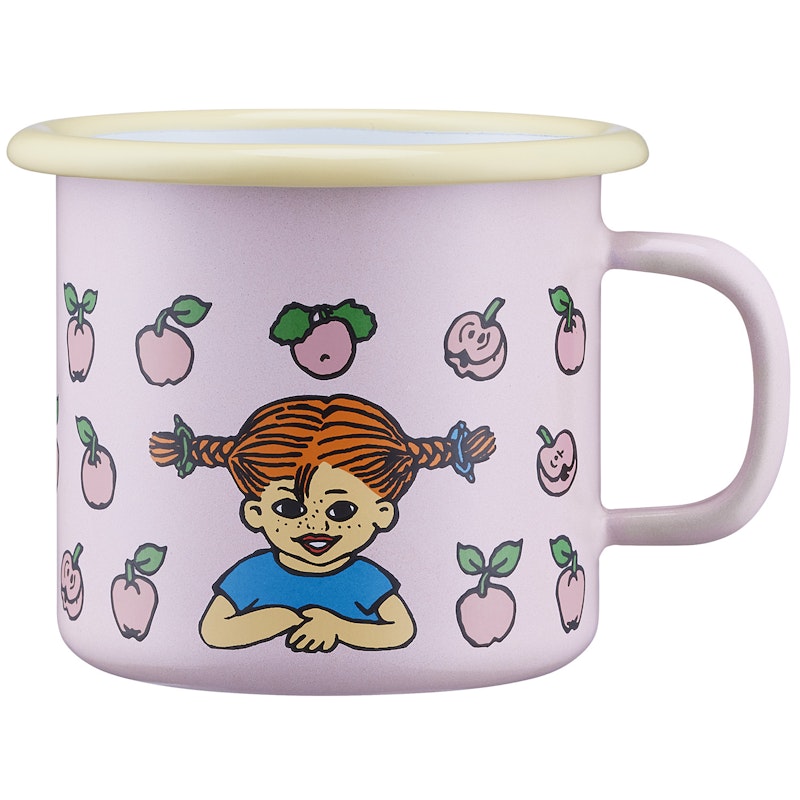 Pippi Fruits Emaljmugg 25 cl