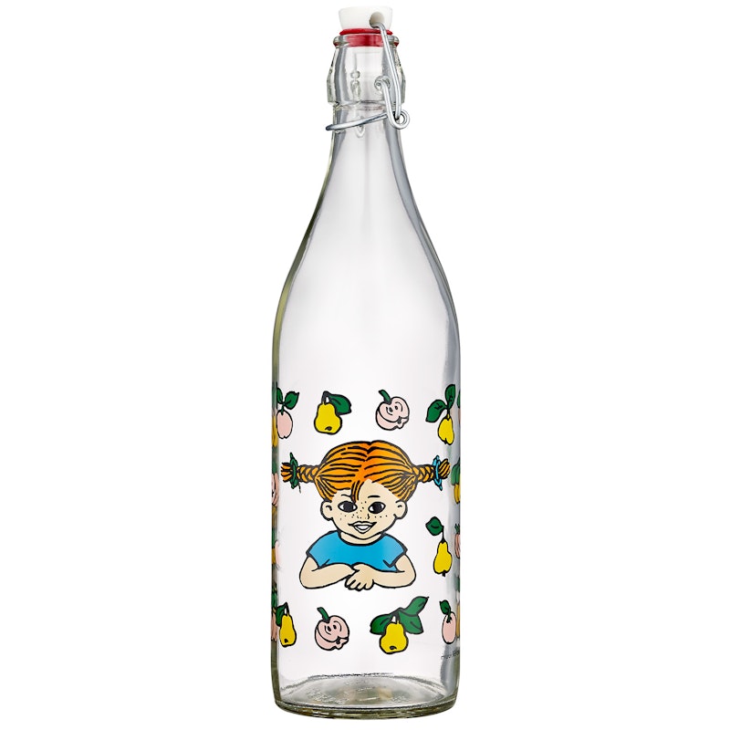 Pippi Fruits Glasflaska 1 L