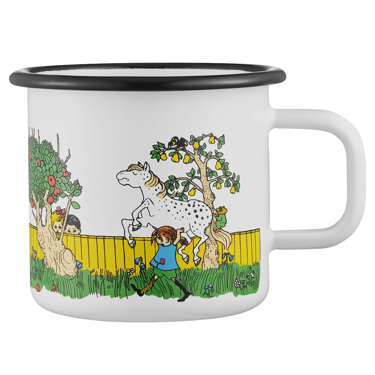 Muurla Pippi The Way Home mugg 37 Cl - Muminmuggar Emalj Multi