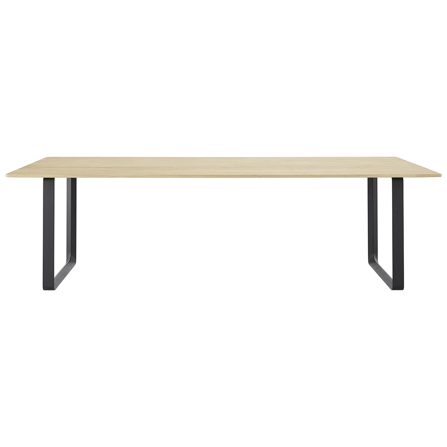 Muuto 70/70 Bord 108x255 Cm Solid Ek / - Massiv Ek Svart