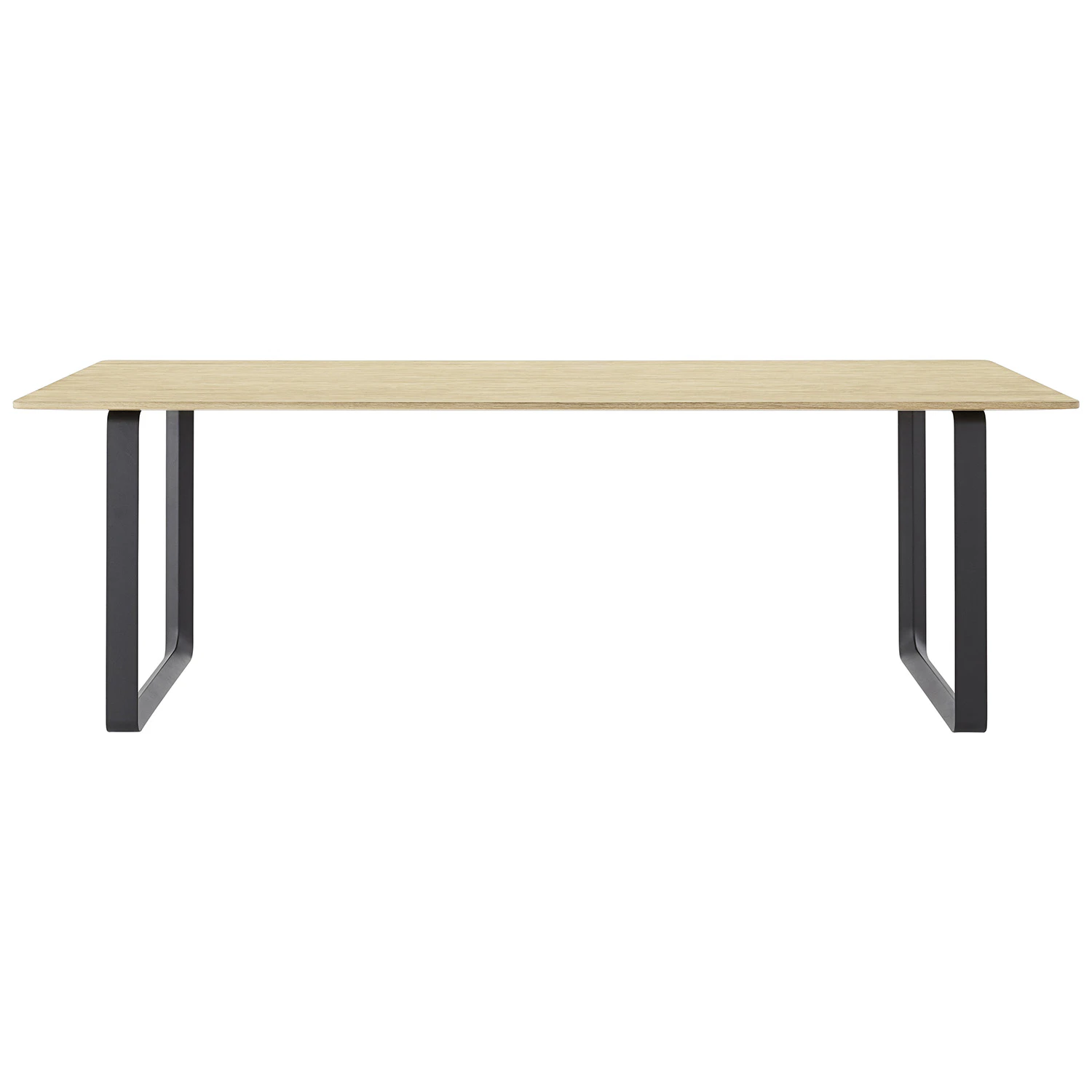Muuto 70/70 Bord 90x225 Cm Ek / - Fan&eacute;r Svart