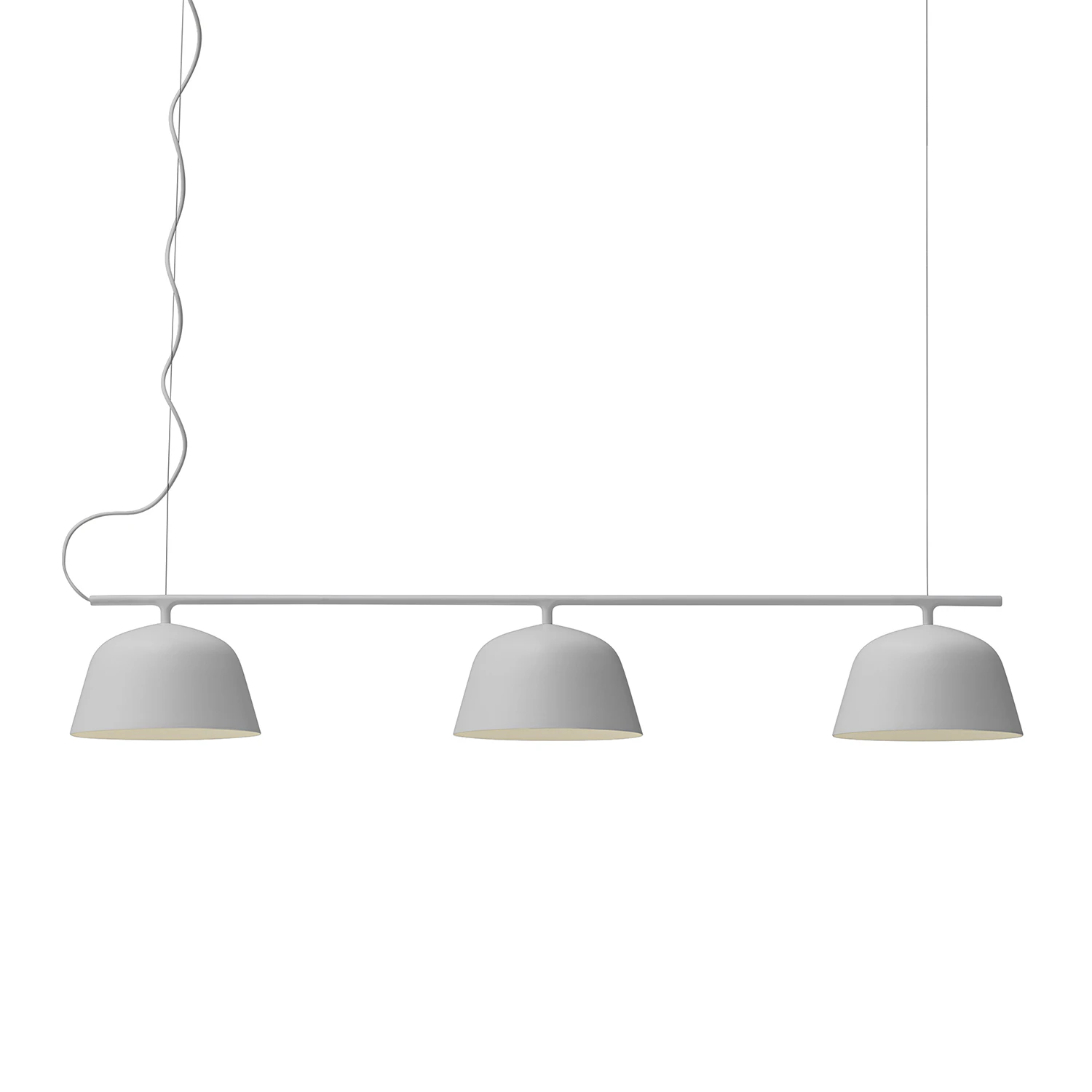 Muuto Ambit Rail Taklampa - Pendellampor Aluminium Grå