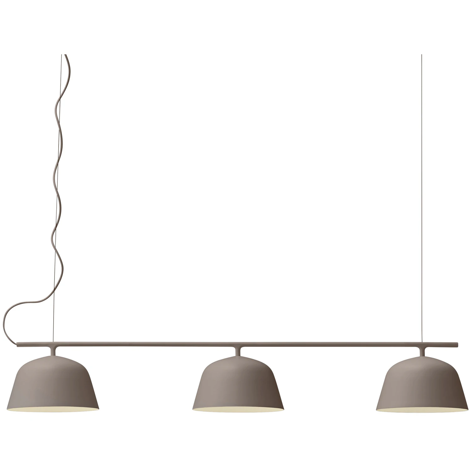 Muuto Ambit Rail Taklampa - Pendellampor Aluminium Taupe