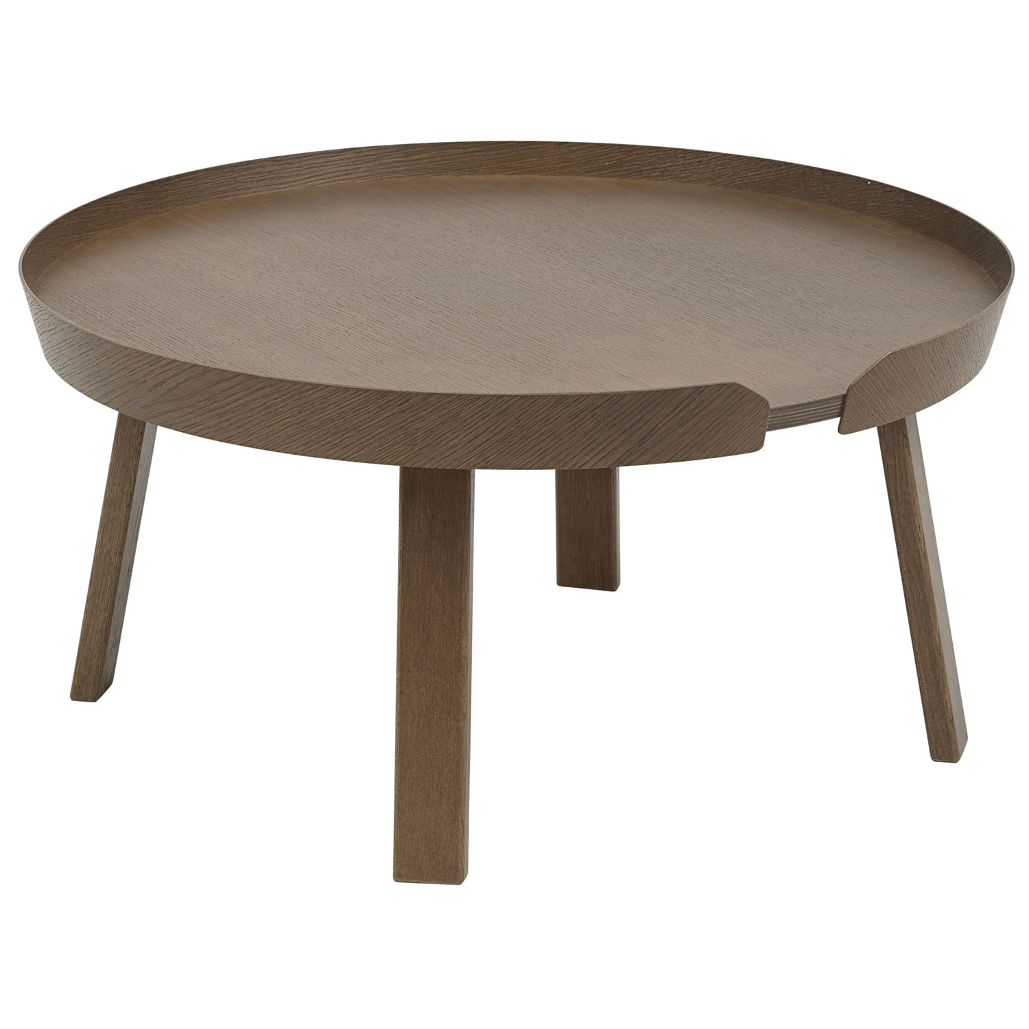 Muuto Around Soffbord L - Soffbord Ek M&ouml;rkbetsad Ek