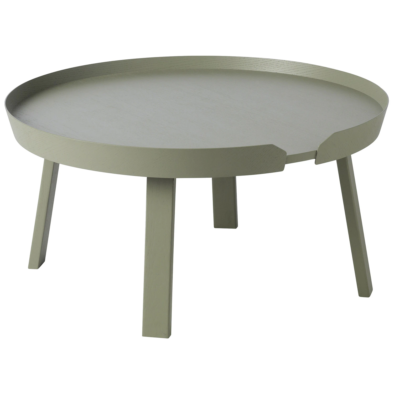 Muuto Around Soffbord L - Soffbord Mdf Dusty Green