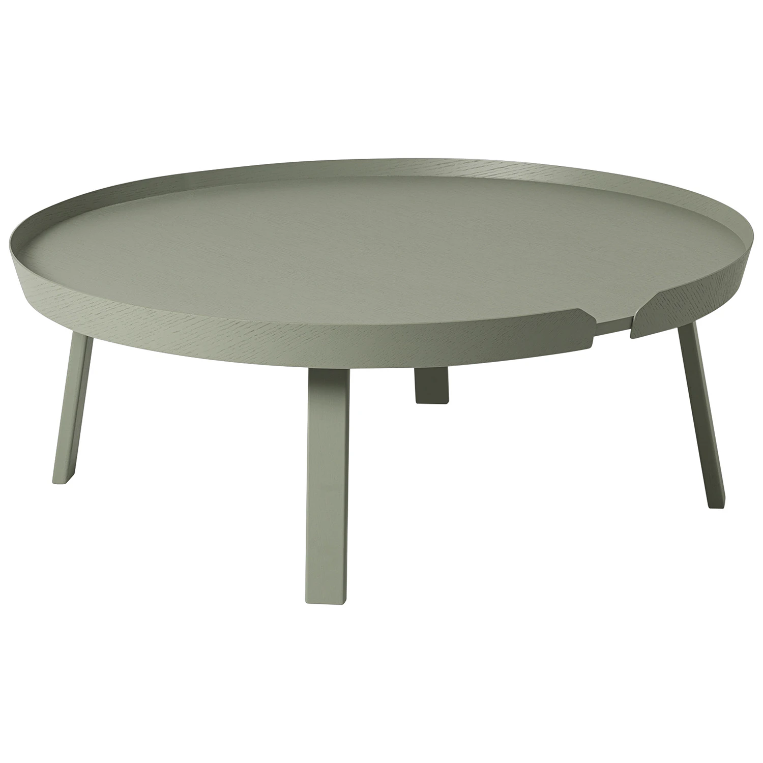 Muuto Around Soffbord Xl - Soffbord Mdf Dusty Green