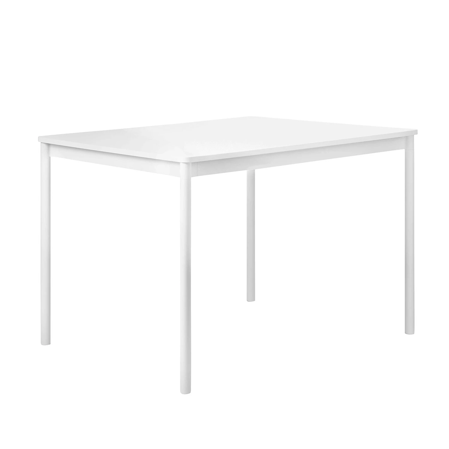 Muuto Base Bord 80x140 Cm Laminat - Aluminium Vit