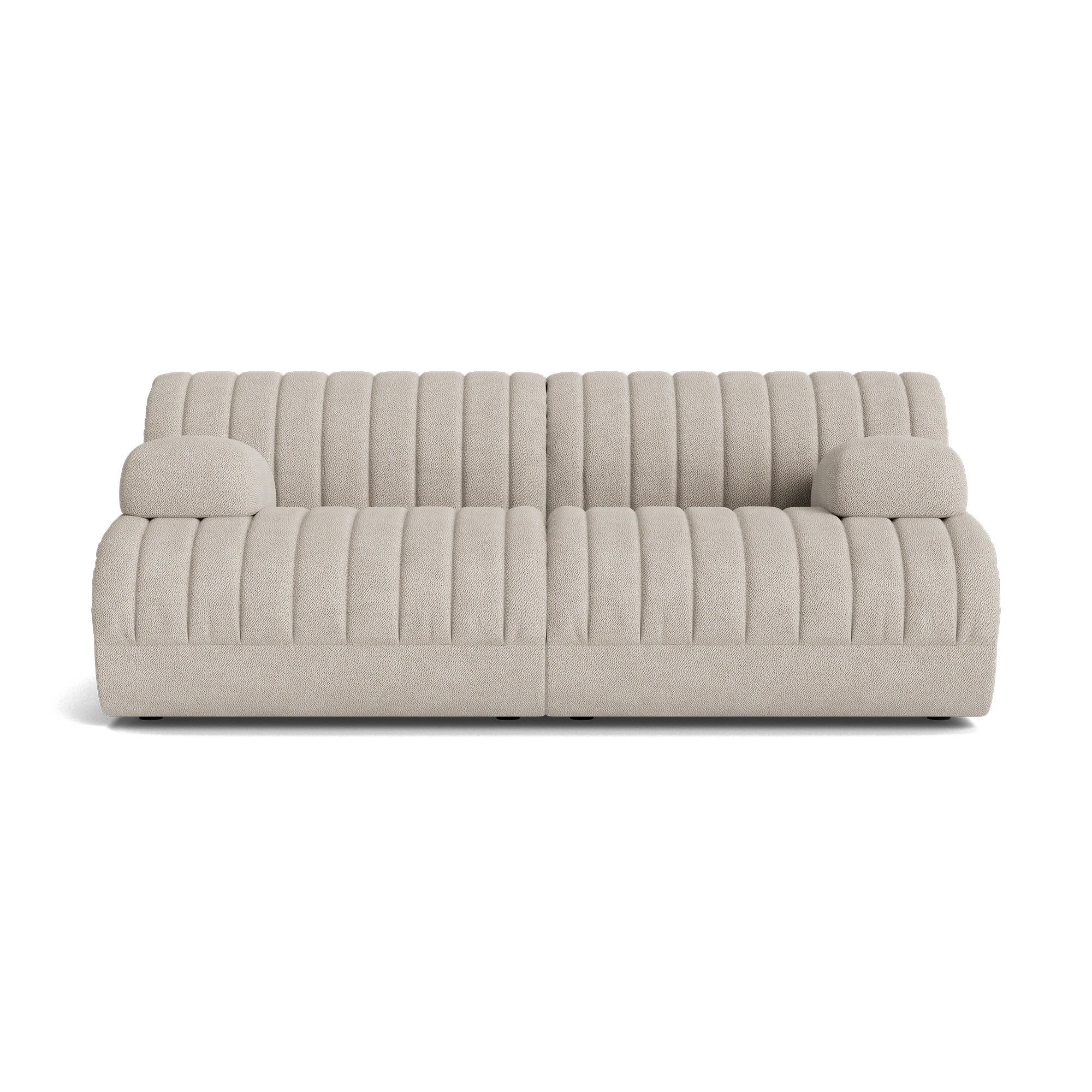 Muuto Coltre 2-sitssoffa Med Armst&ouml;d - 2-sitssoffor Textil Sand