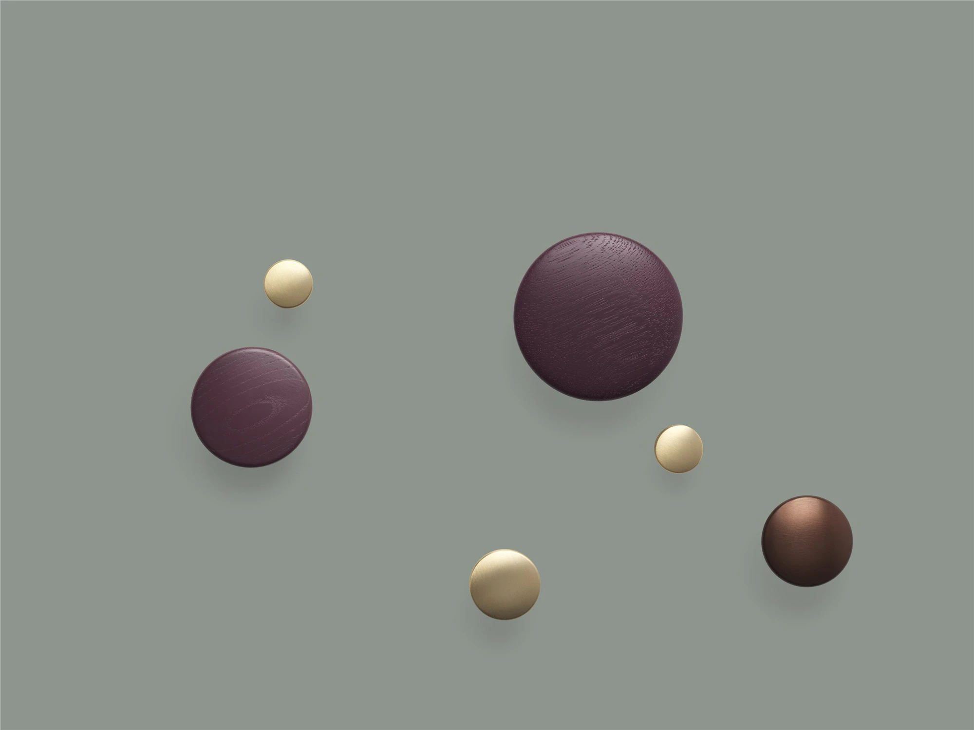 Muuto Dots Krok Metall Ø5 Cm, pale blue från Muuto, bild 3