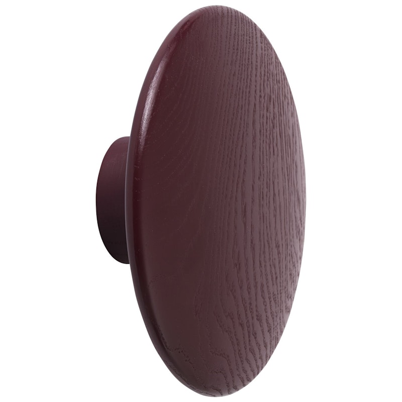 Dots Krok Trä Ø17 cm, Burgundy