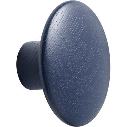 Muuto Dots Krok Trä Ø9 Cm Midnattsblå - Krokar & galgar Ask Midnight Blue