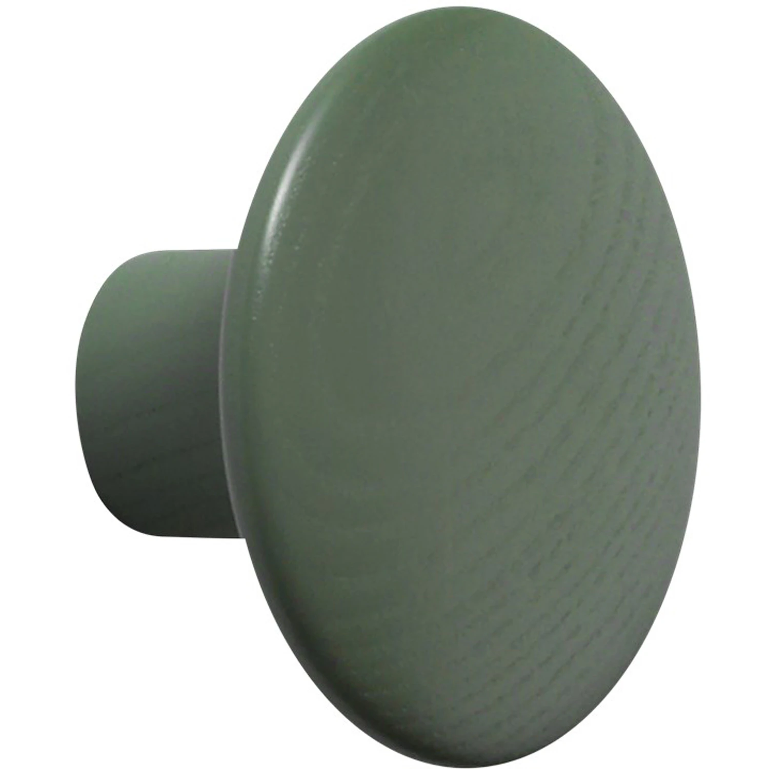 Muuto Dots Krok Trä Ø9 Cm - Krokar & galgar Ask Dusty Green