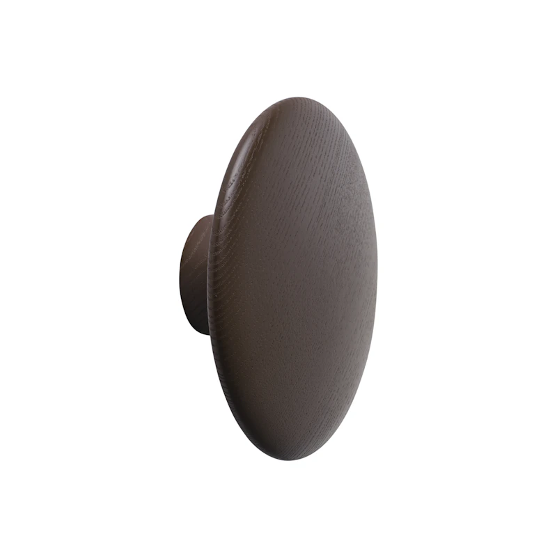 Dots Krok Trä Ø13 cm, Brun-Röd