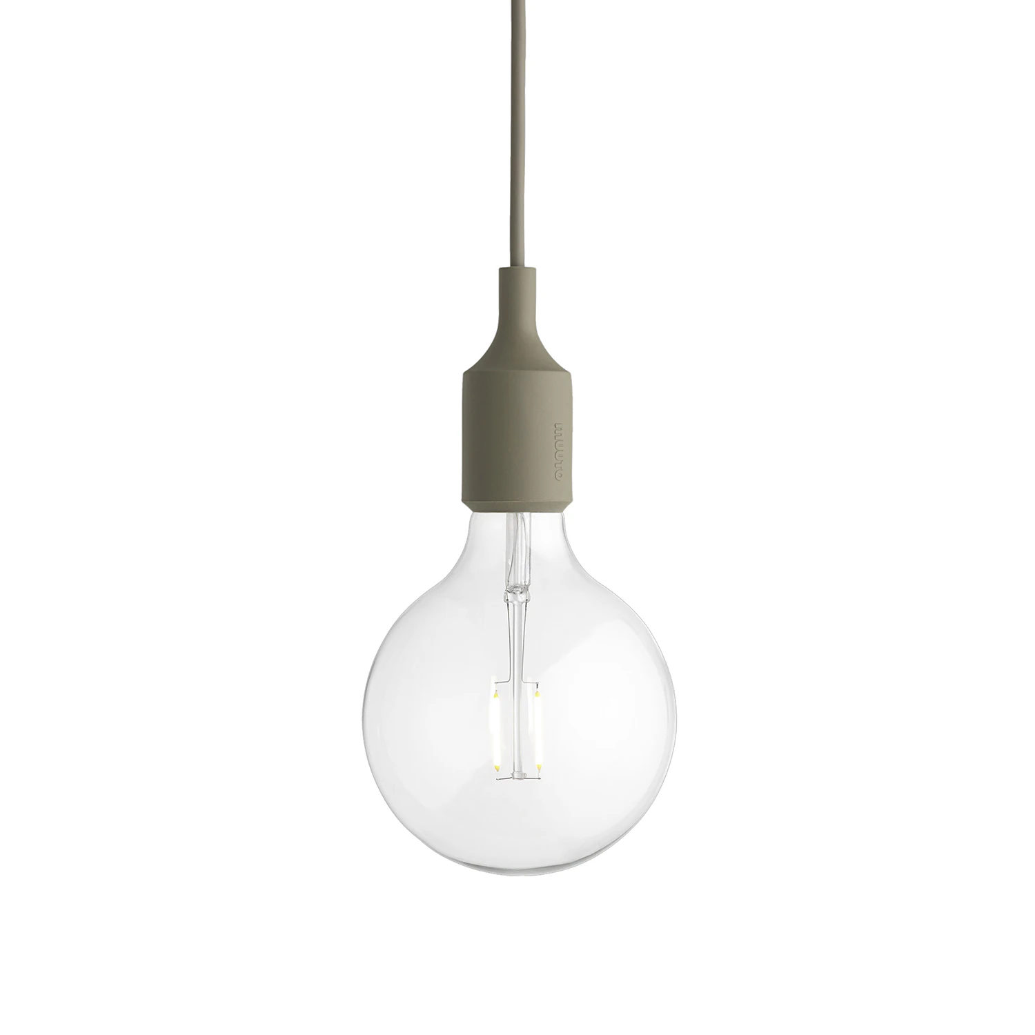 Muuto E27 Pendel Oliv - Pendellampor Plast Olivgrön