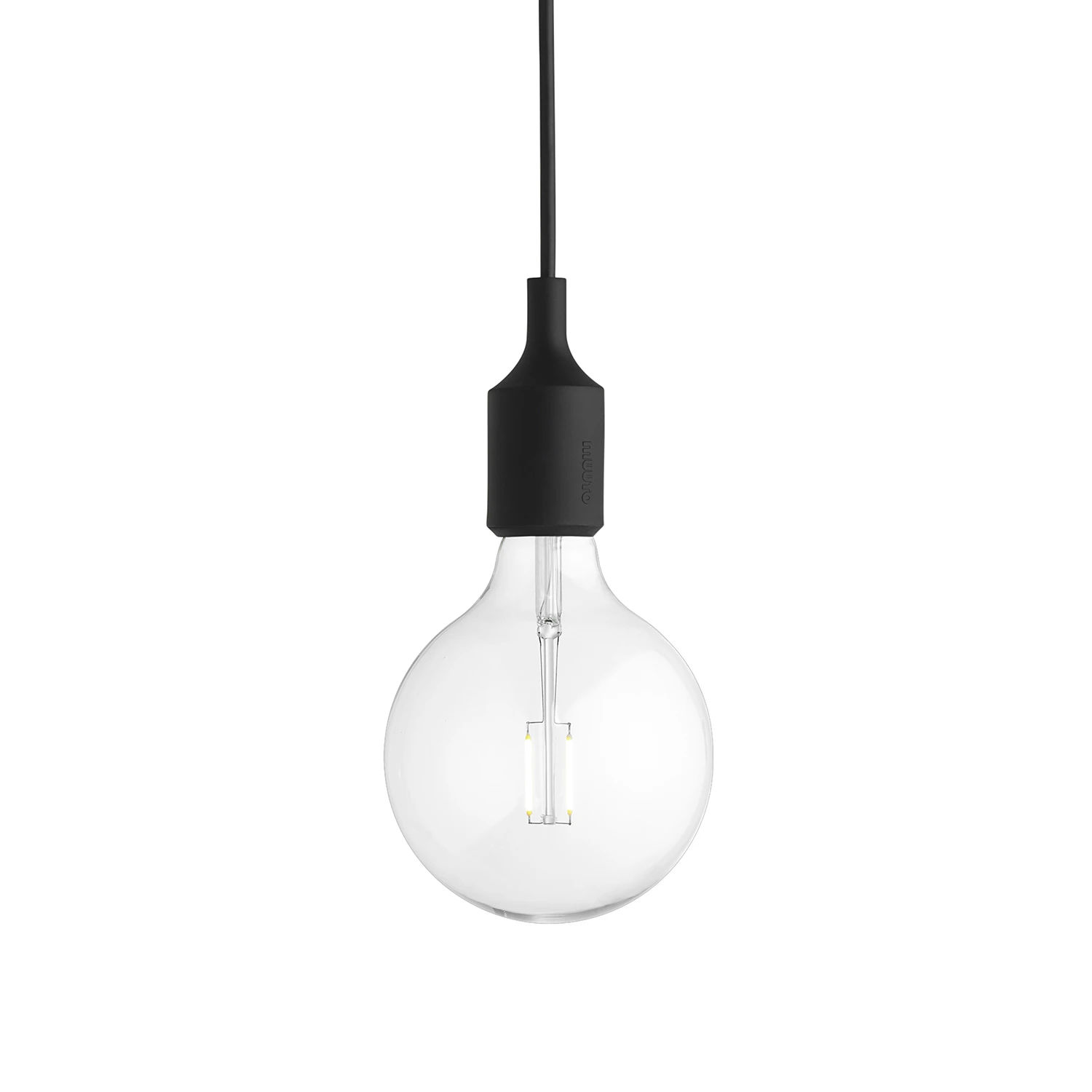 Muuto E27 Pendel - Pendellampor Plast Svart
