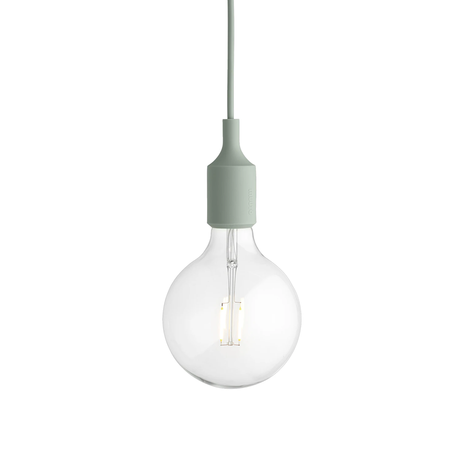 Muuto E27 Pendel - Pendellampor Plast Ljusgrön