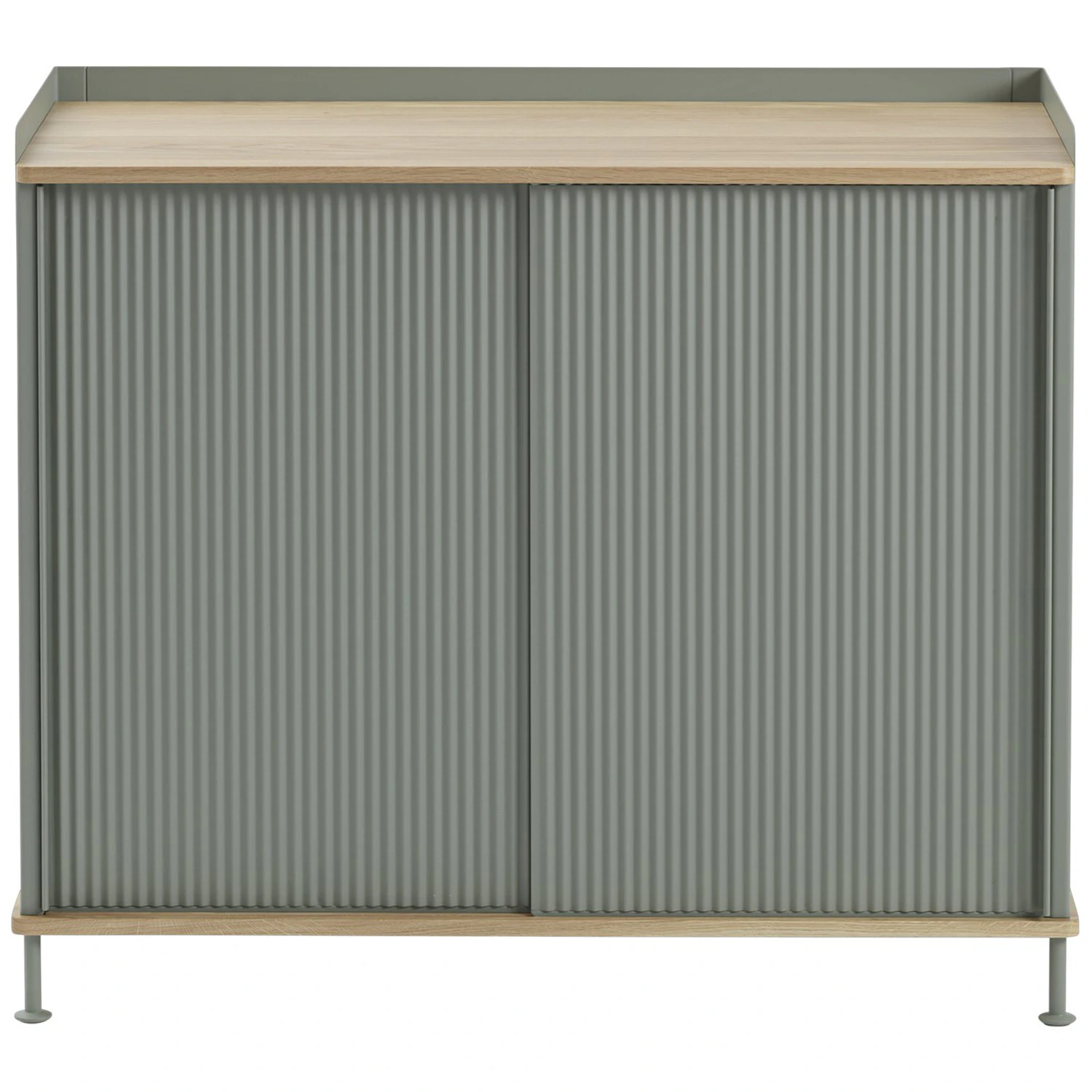 Muuto Enfold Sk&auml;nk 45x100 Cm Oljad / Dusty Green - Sk&auml;nkar & sideboards Ek