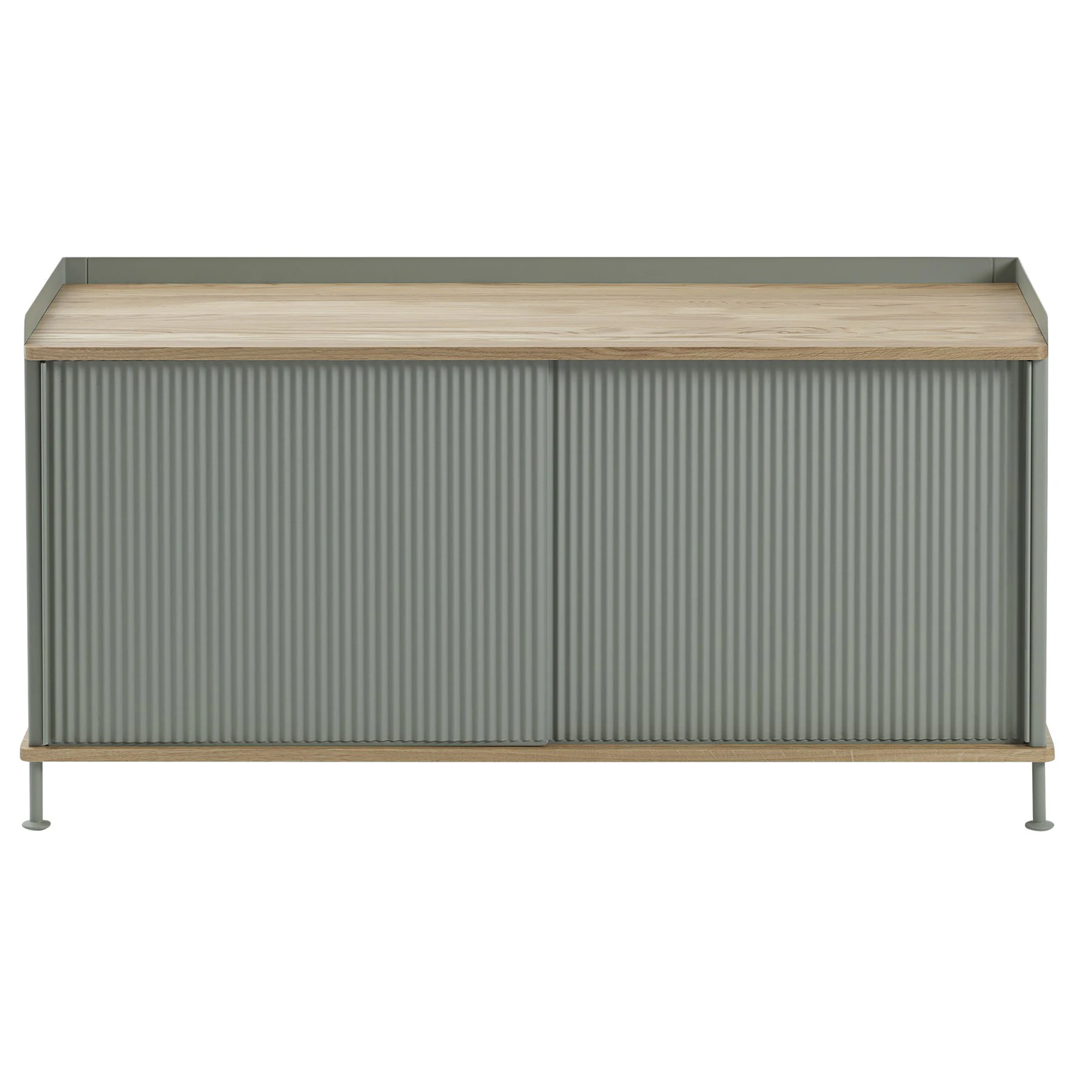 Muuto Enfold Sk&auml;nk 45x124 Cm / Dusty Green - Sk&auml;nkar & sideboards St&aring;ltr&aring;d Oljad Ek