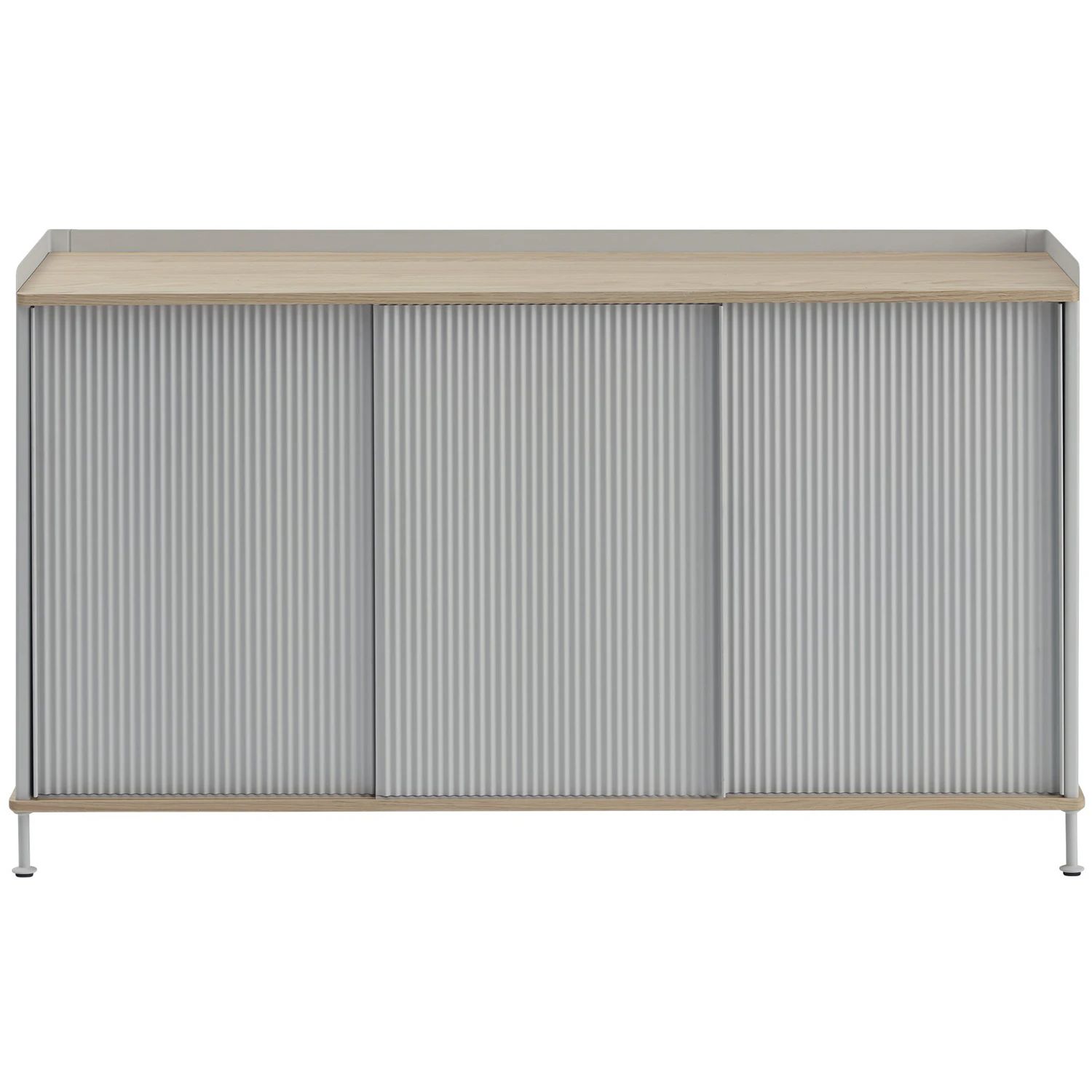 Muuto Enfold Sk&auml;nk 45x148 Cm Oljad Ek / - Sk&auml;nkar & sideboards Pulverlackat St&aring;l Gr&aring;