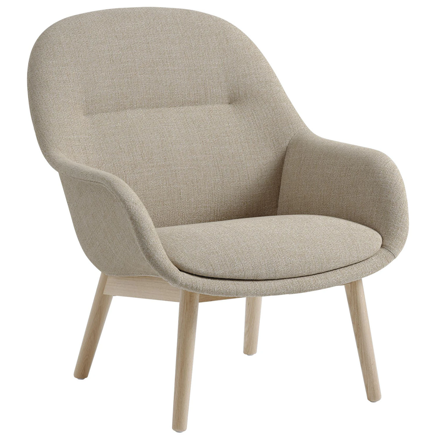 Muuto Fiber F&aring;t&ouml;lj Ecriture 240 / Ek - Polyakryl Svart