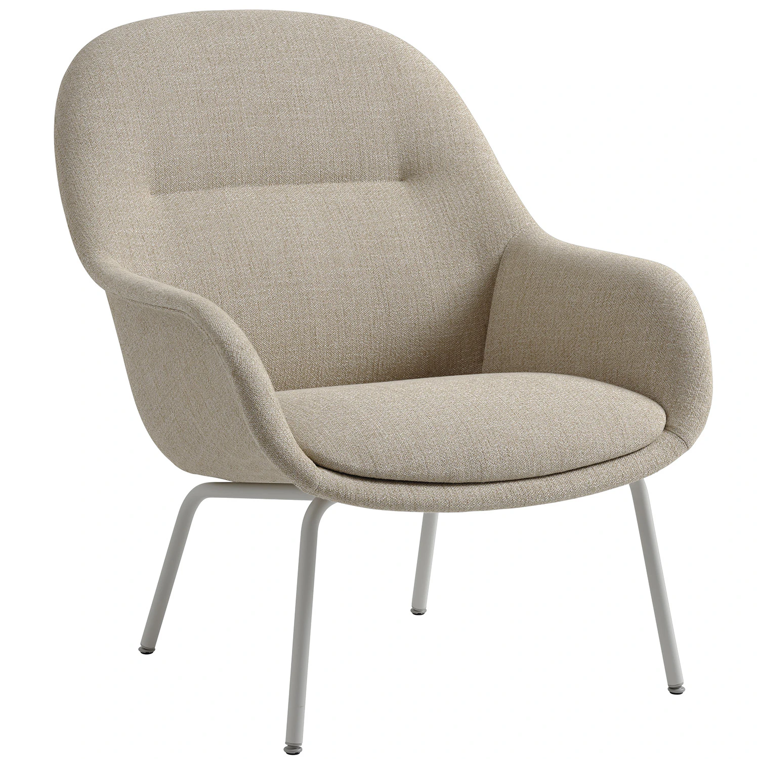 Muuto Fiber F&aring;t&ouml;lj Ecriture 240 / Gr&aring; - F&aring;t&ouml;ljer Polyakryl Svart