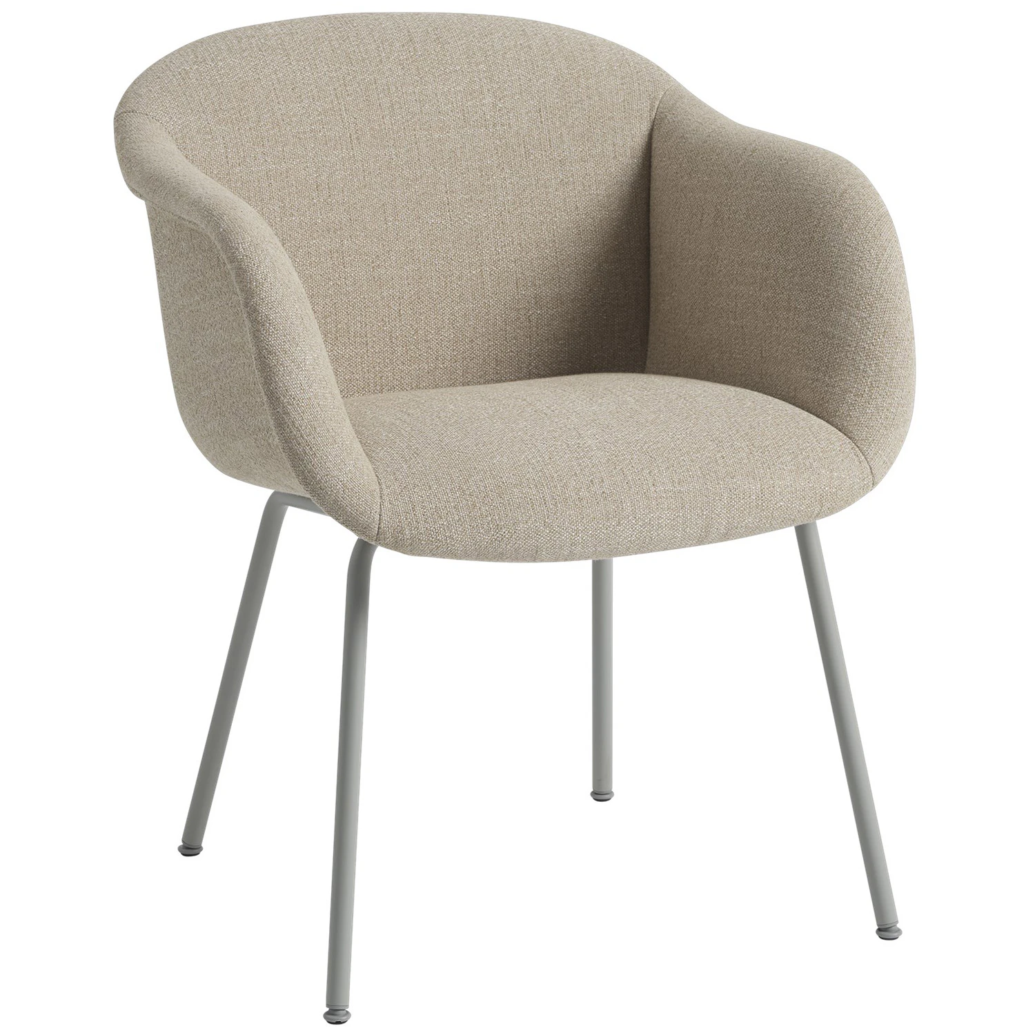 Muuto Fiber Soft Karmstol Ecriture 240 / Gr&aring; - Stolar Polyakryl Beige