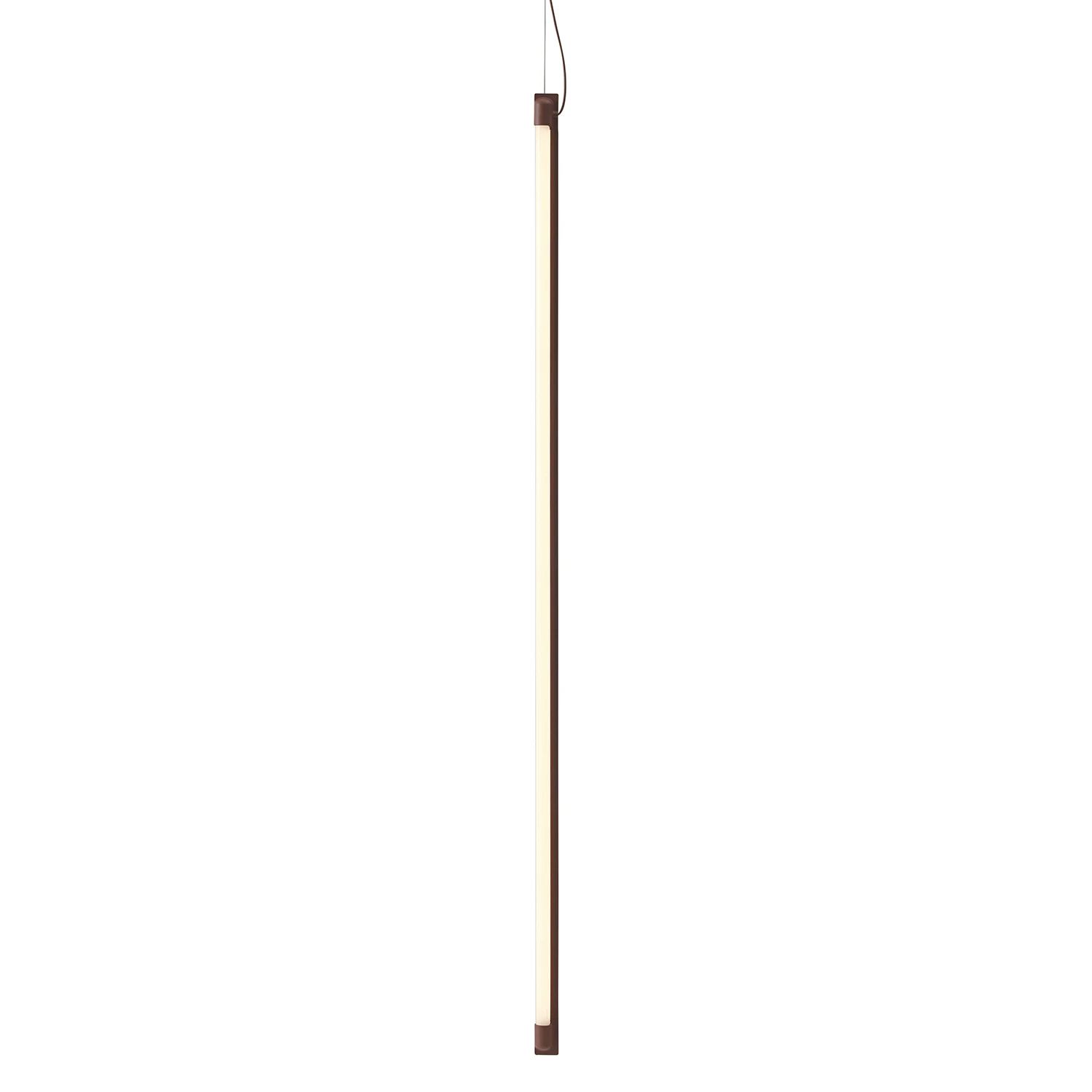 Muuto Fine Suspension Pendel 120 Cm Deep Red - Pendellampor Aluminium Djupröd