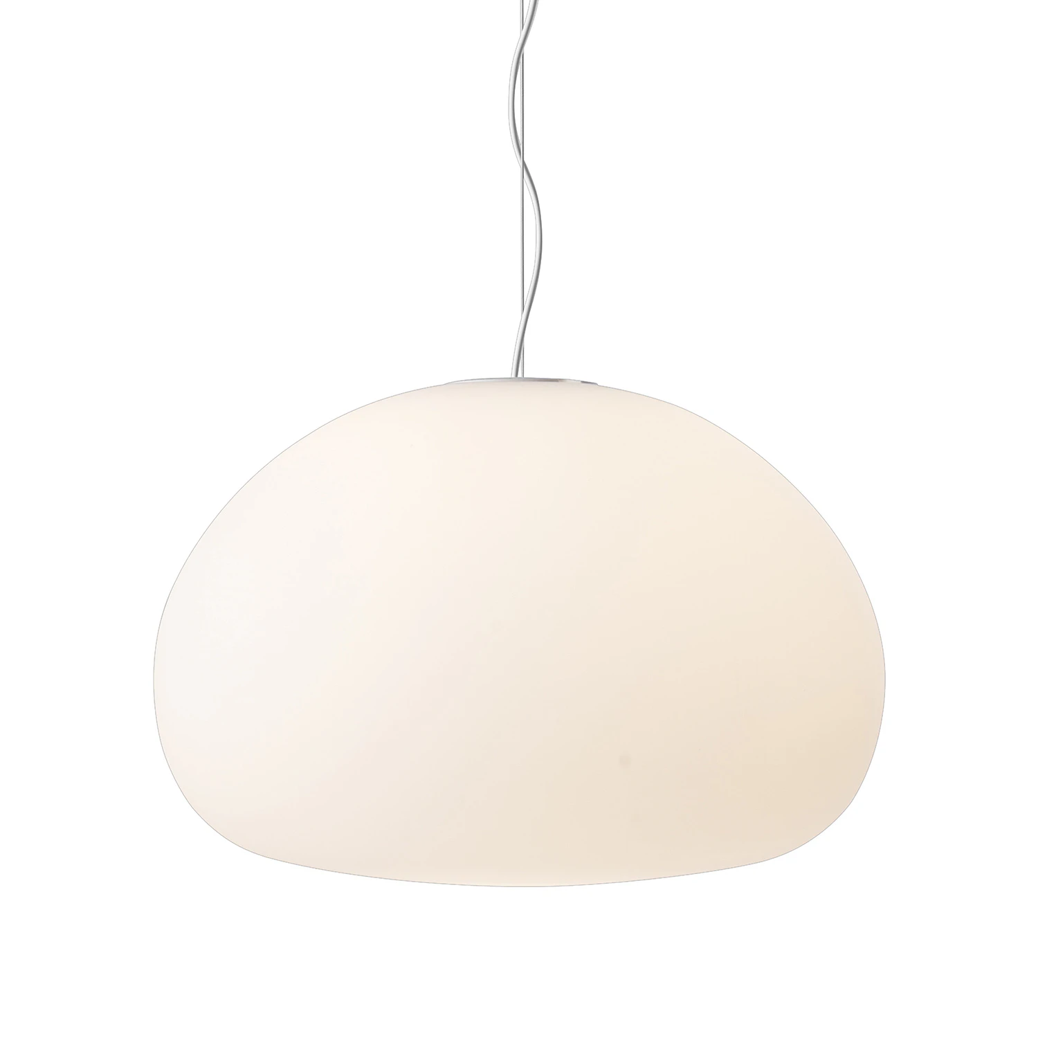 Muuto Fluid Pendel Ø42 Cm - Pendellampor Opalglas Vit