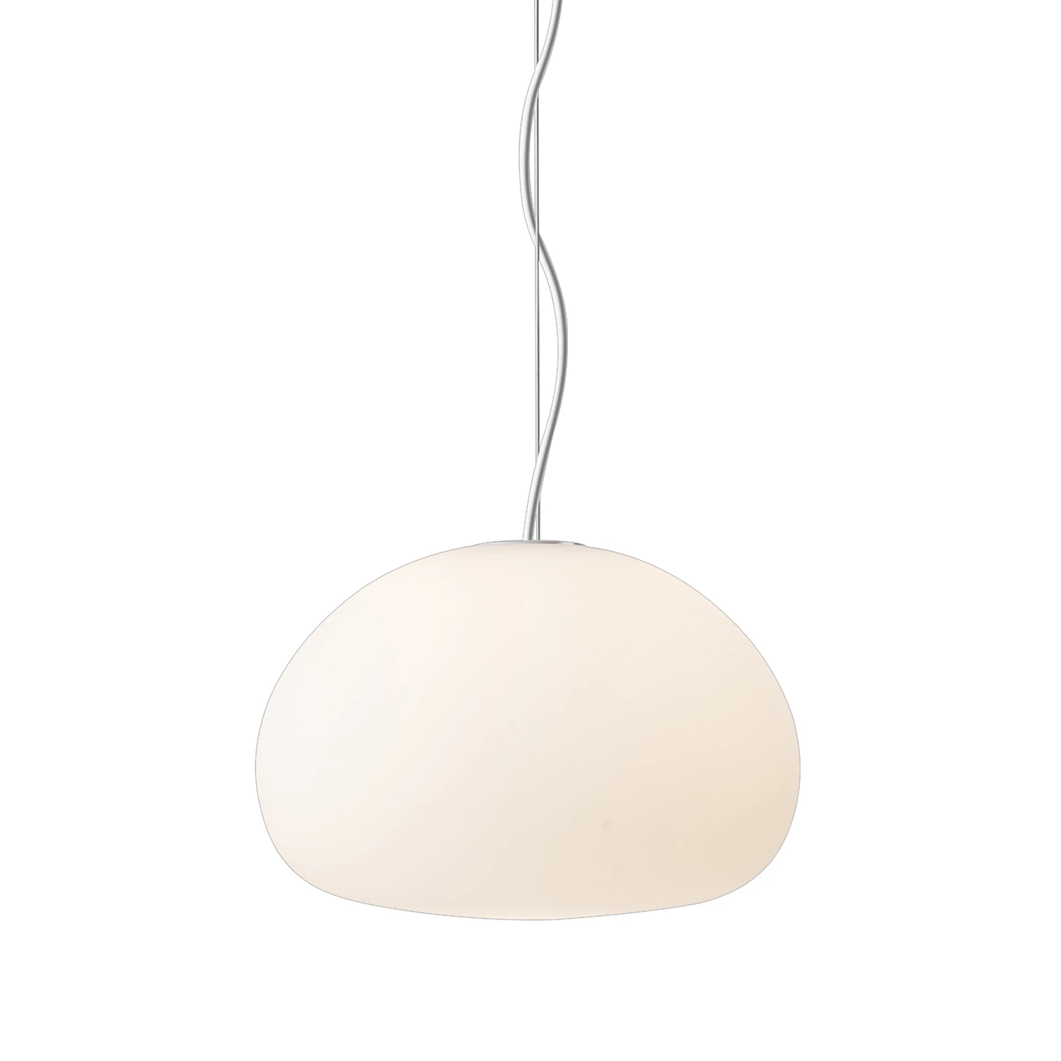 Muuto Fluid Pendel Ø23 Cm - Pendellampor Opalglas Vit