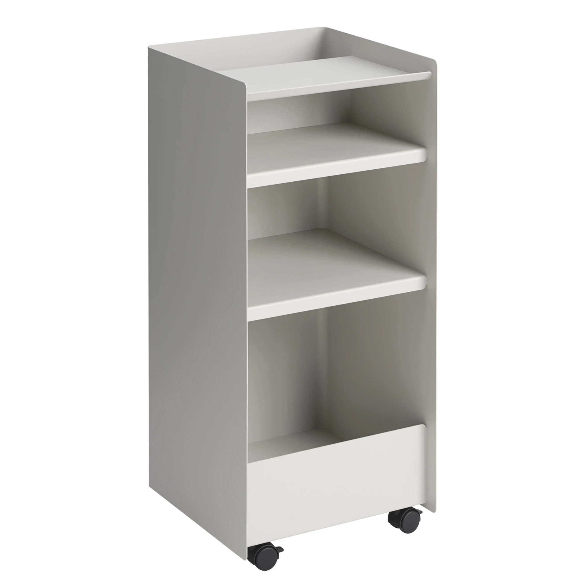 Muuto Folded F&ouml;rvaringsvagn 83 Cm - Sk&aring;p & vitrinsk&aring;p St&aring;l Gr&aring;