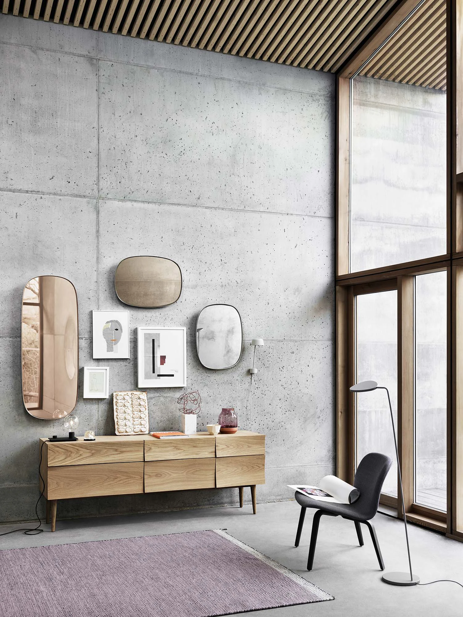 Muuto Framed Spegel, mörkgrön från Muuto, bild 3
