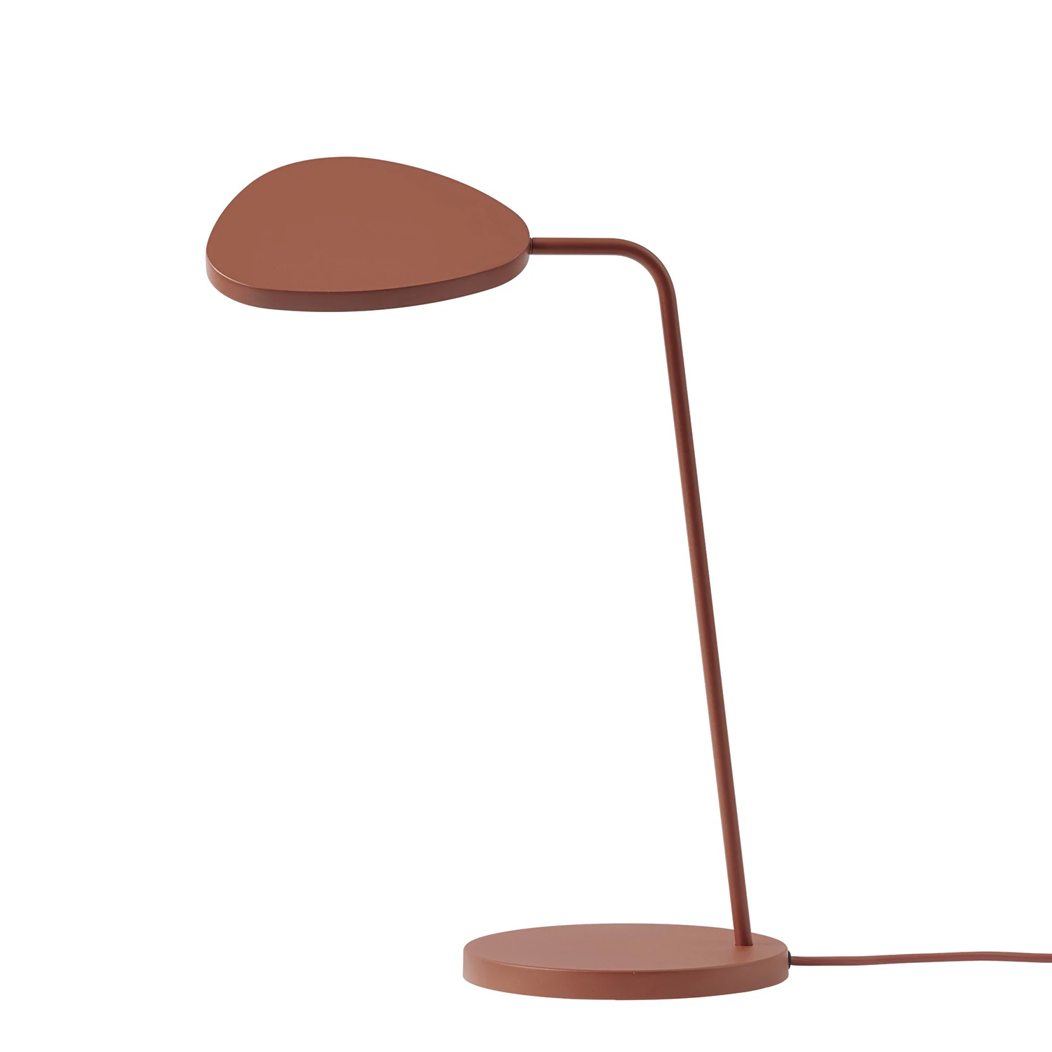 Muuto Leaf Bordslampa Copper Red - Bordslampor M&auml;ssing Kopparr&ouml;d