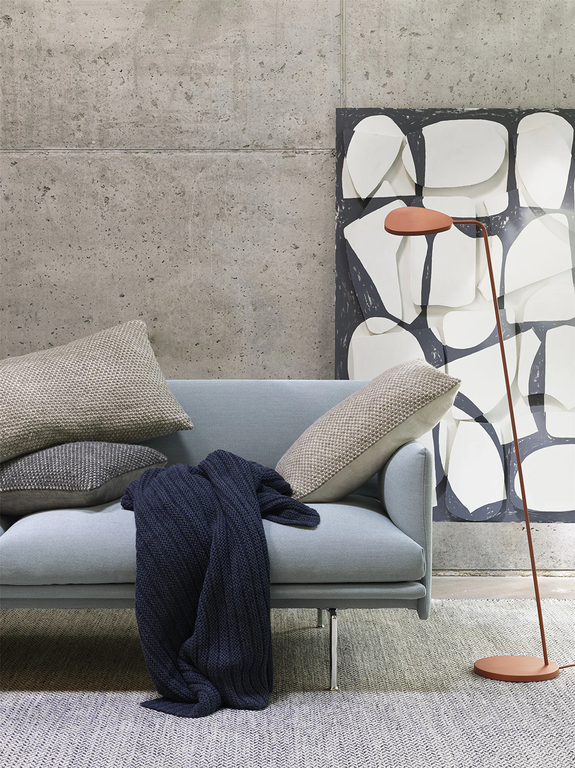 Muuto Leaf Golvlampa, kopparröd från Muuto, bild 2