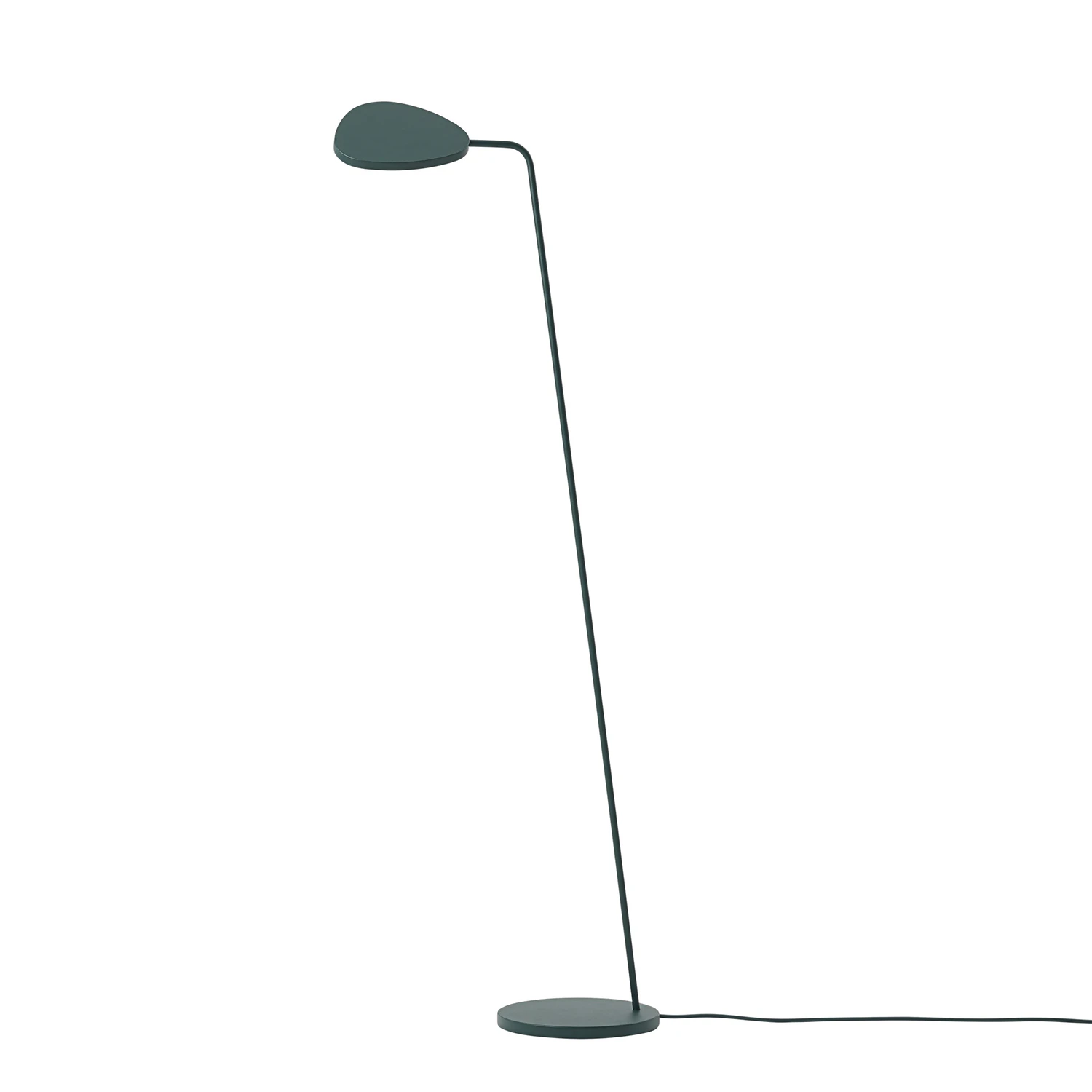 Muuto Leaf Golvlampa - Golvlampor M&auml;ssing M&ouml;rkgr&ouml;n