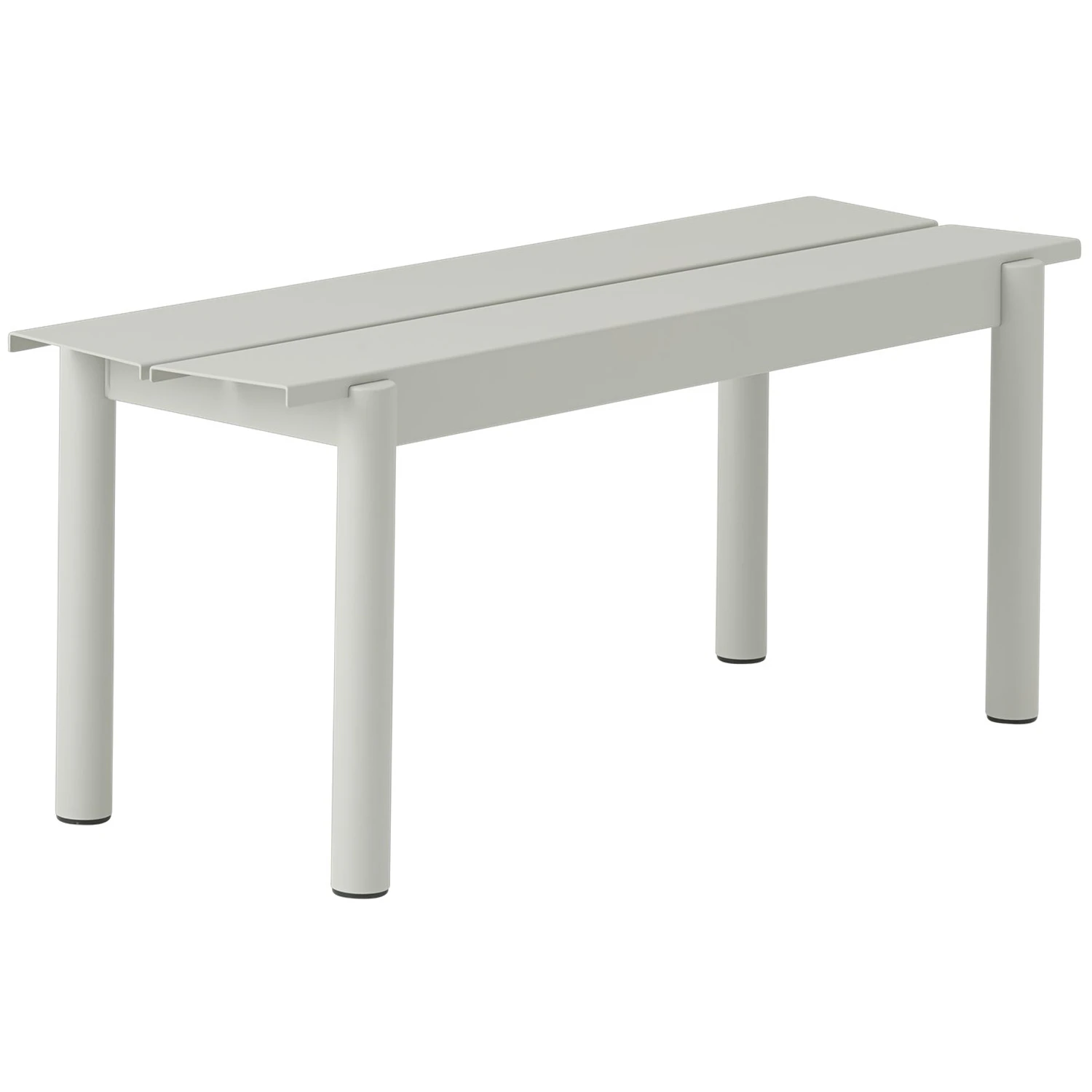 Muuto Linear B&auml;nk 110 Cm - B&auml;nkar St&aring;l Gr&aring;