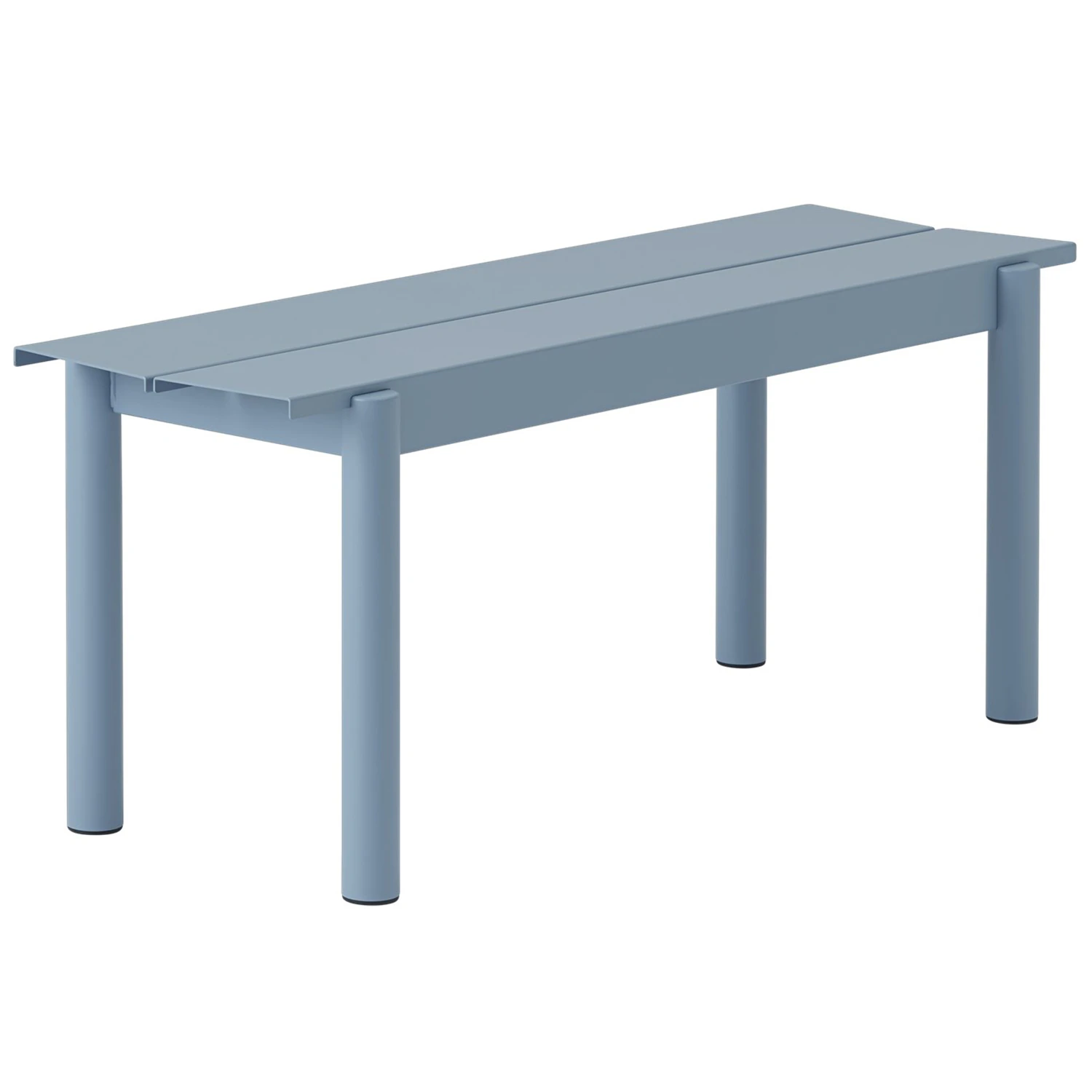 Muuto Linear B&auml;nk 110 Cm - B&auml;nkar St&aring;l Pale Blue